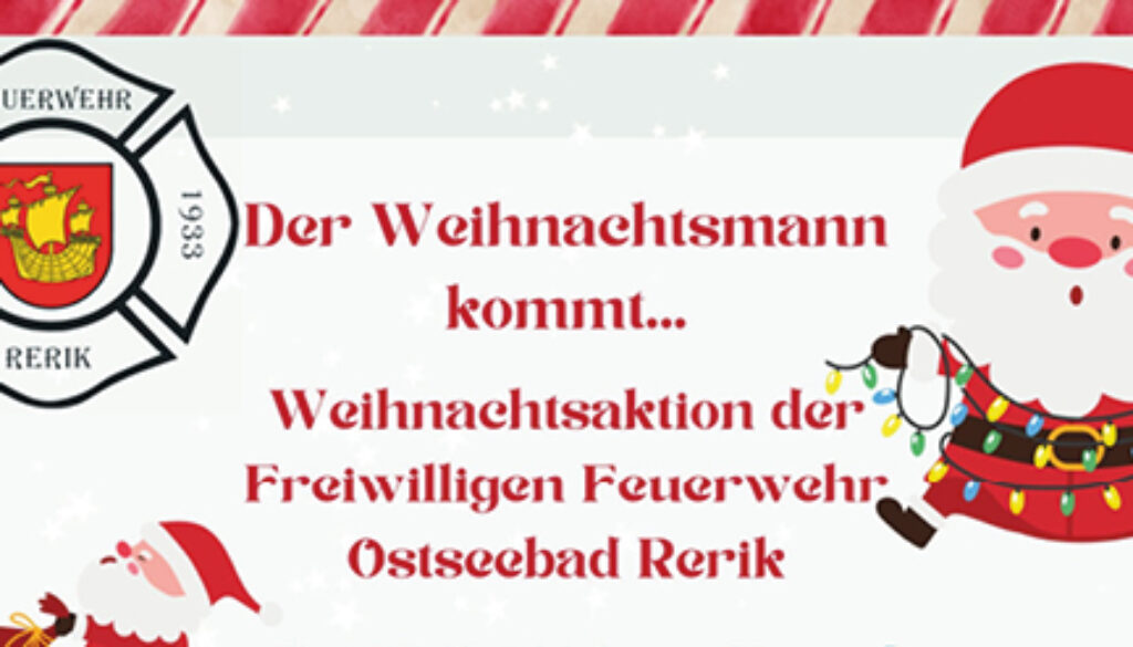 Der Weihnachtsmann kommt nach Rerik